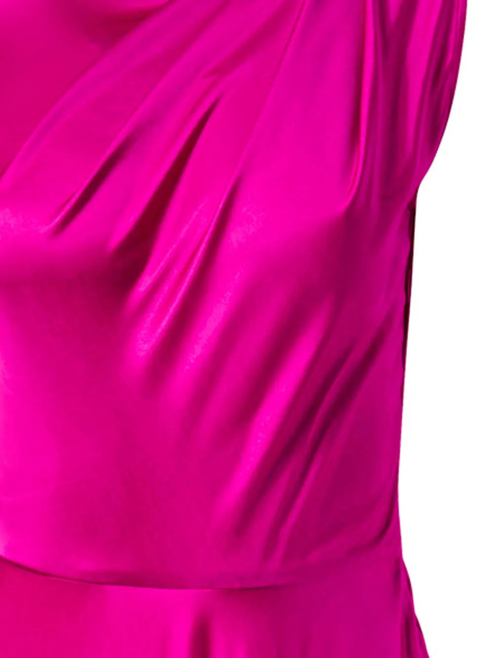 One-Shoulder Silk Gown
