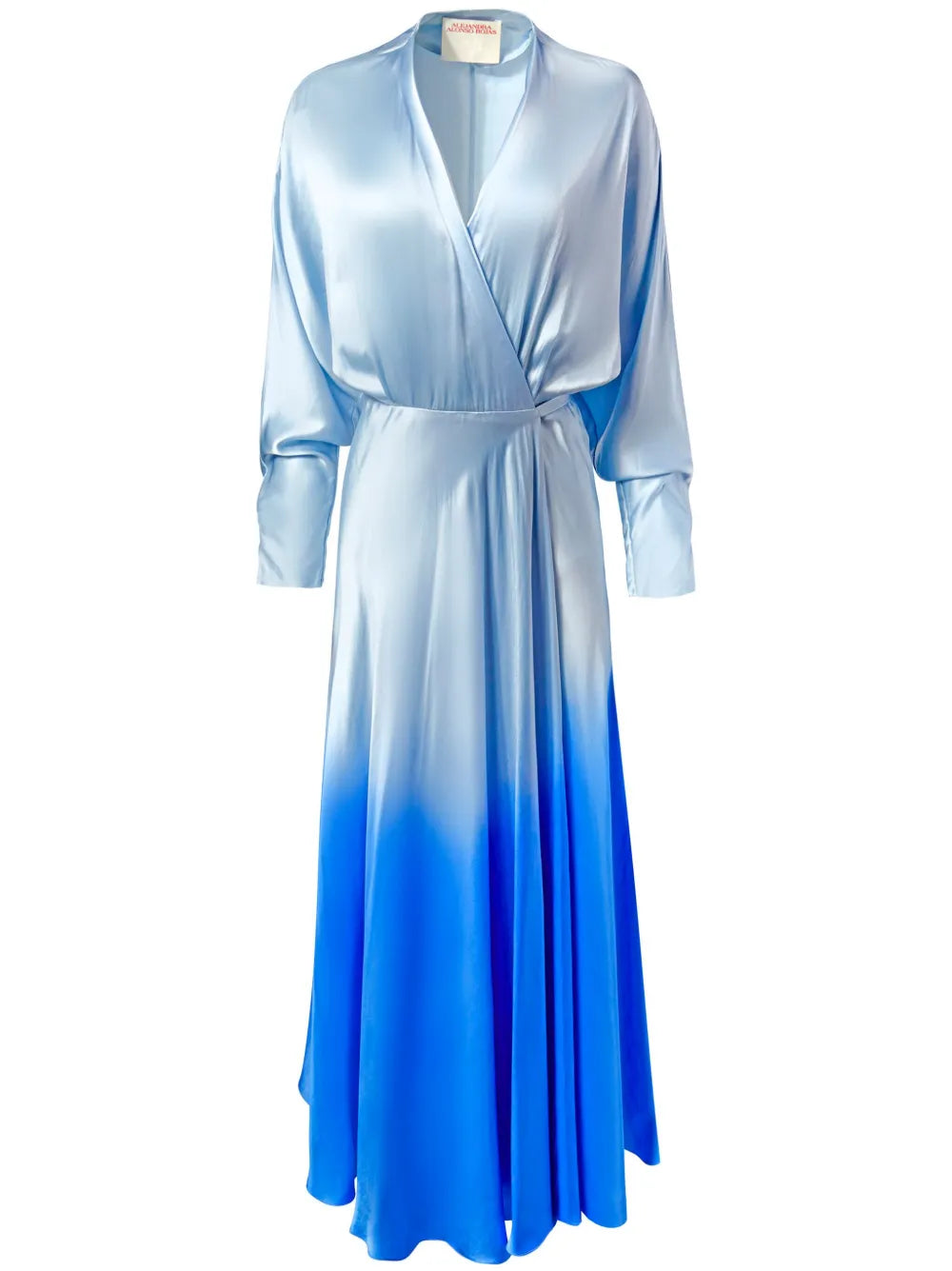 Silk Wrap Maxi Dress