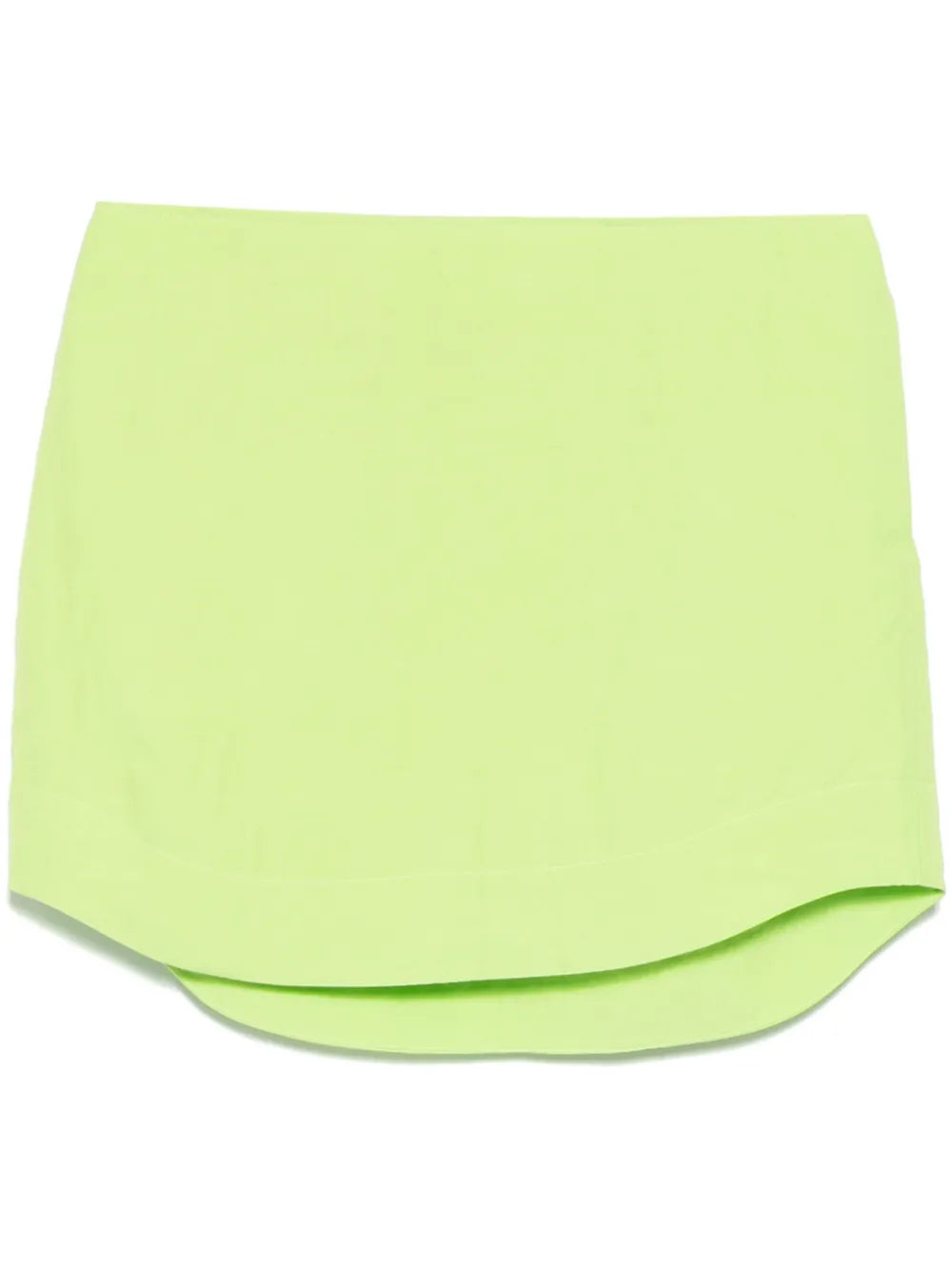 Curved Hem Mini Skirt