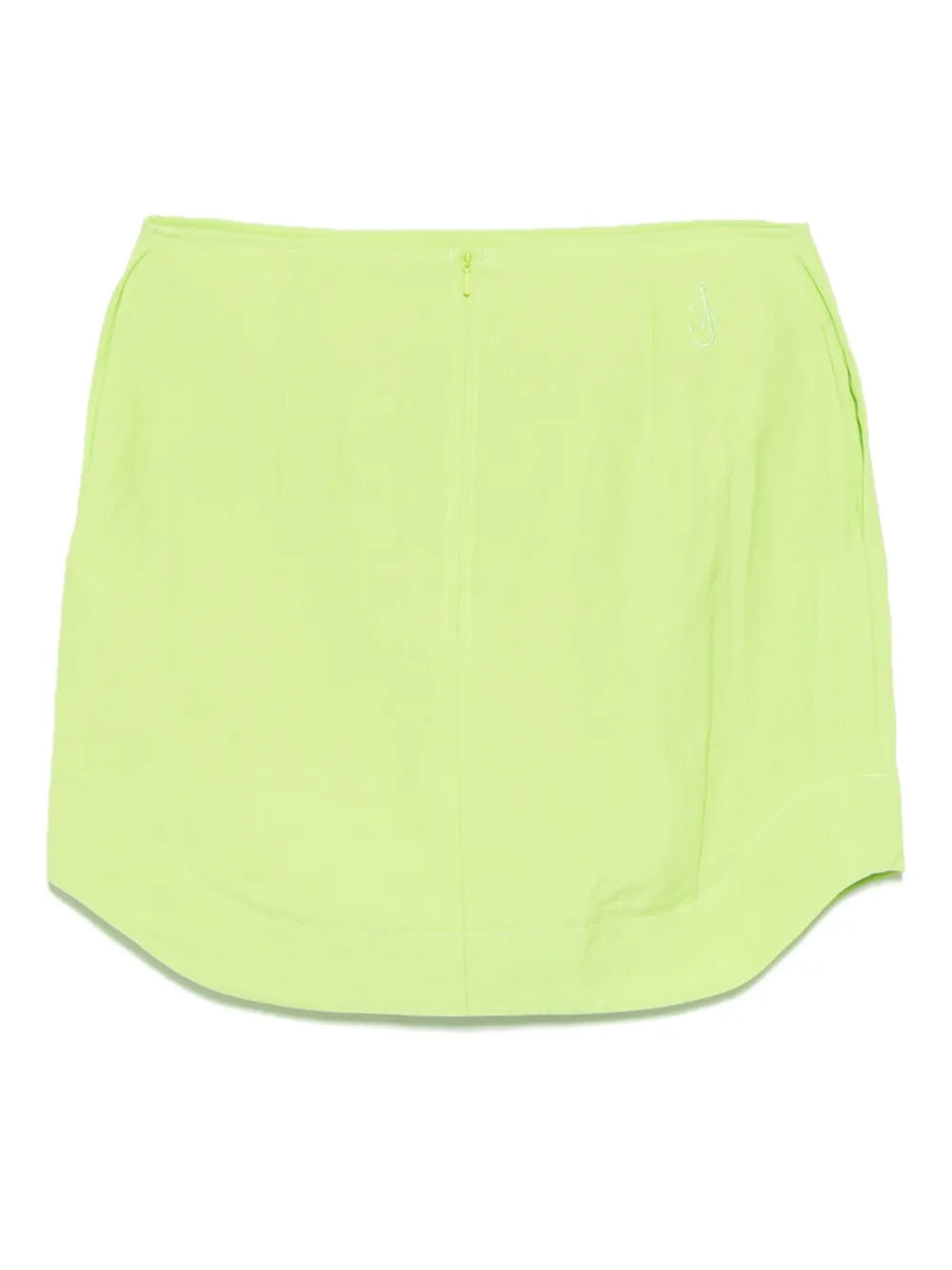 Curved Hem Mini Skirt