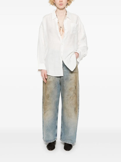 Drop Neck-Shirt