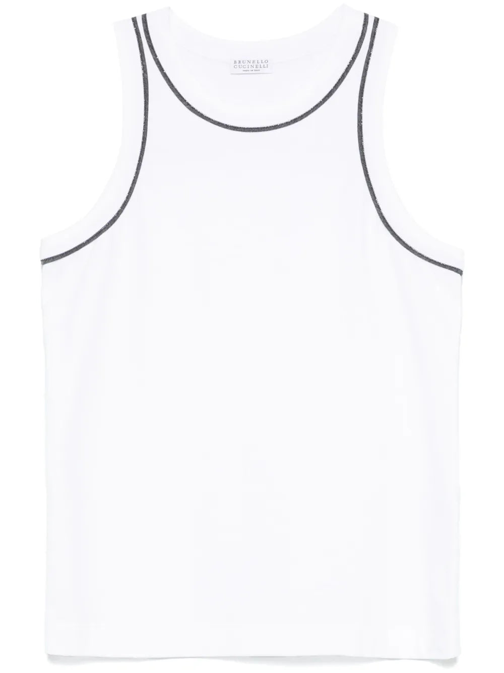 Bead-Chain Detailed Tank Top