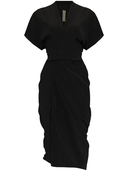 Wrap Midi Dress