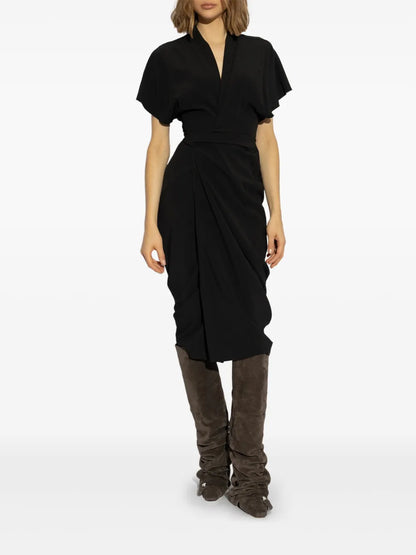 Wrap Midi Dress