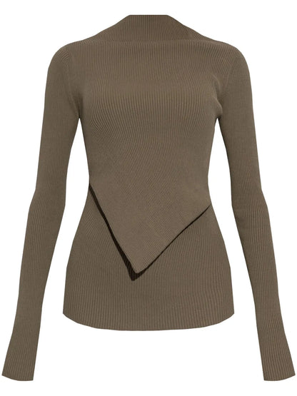 Ribbed-Knit Top