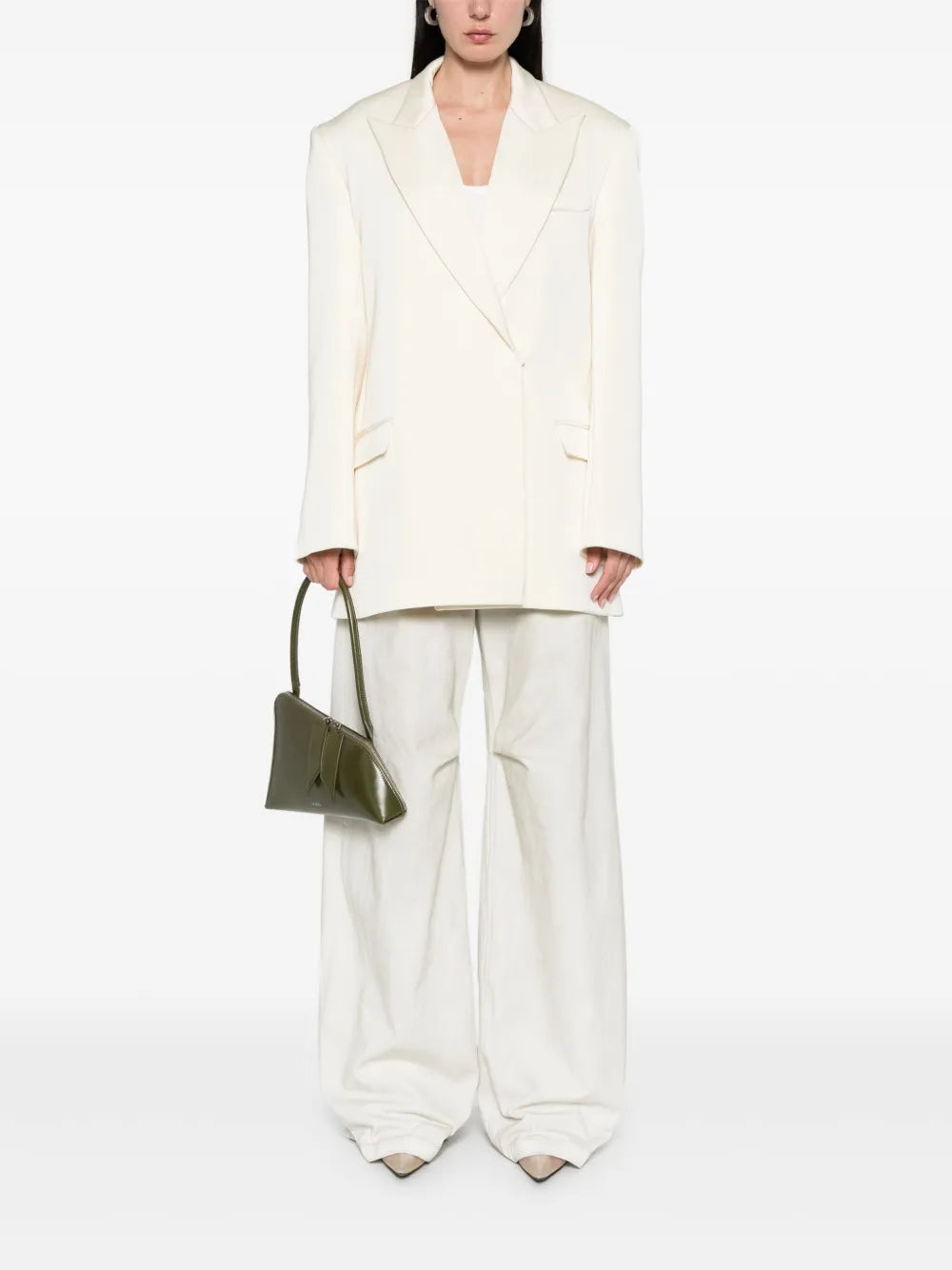 Tailored Satin Blazer