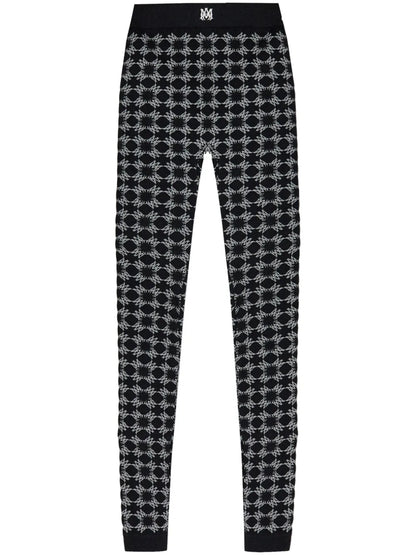 Ma Quad-Monogram Leggings