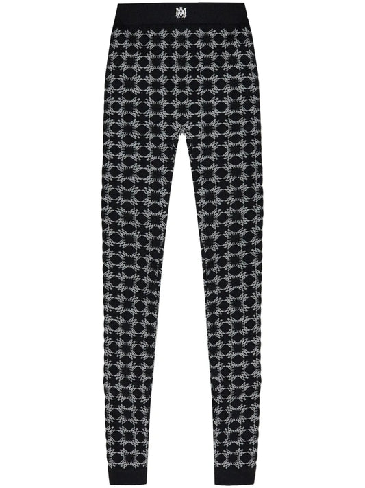 Ma Quad-Monogram Leggings