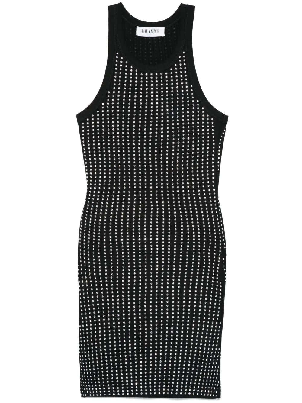 Rhinestonded Mini Dress