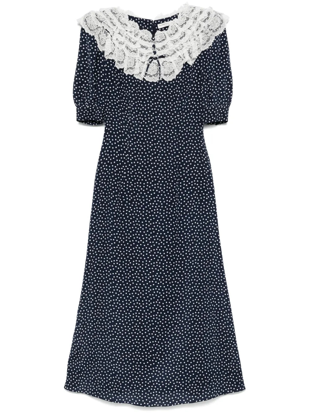 Polka-Dot Maxi Dress