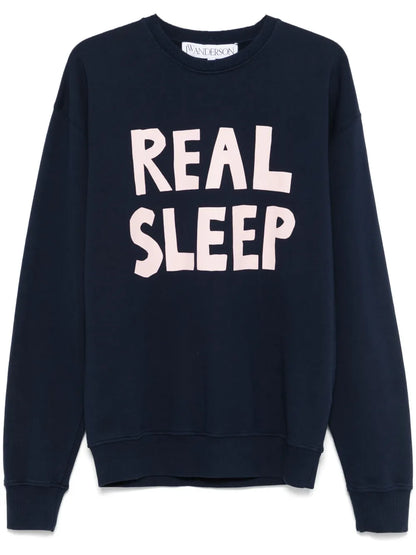 Real Sleep-Print Sweatshirt