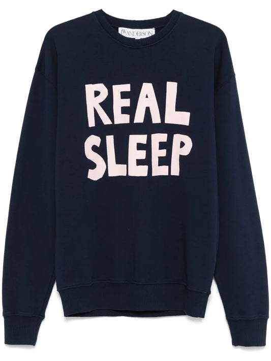 Real Sleep-Print Sweatshirt