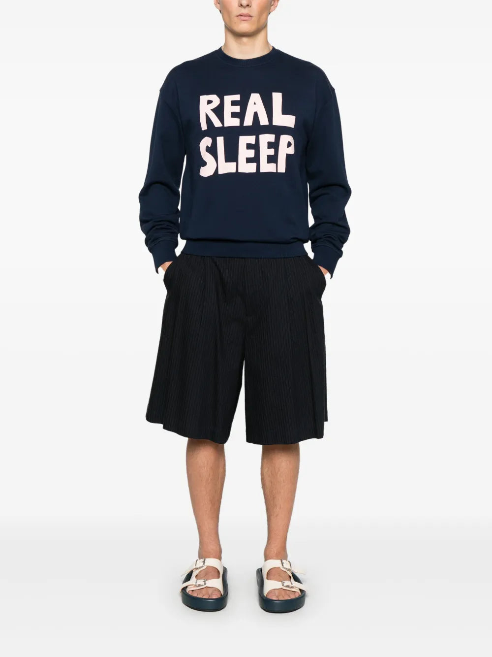 Real Sleep-Print Sweatshirt