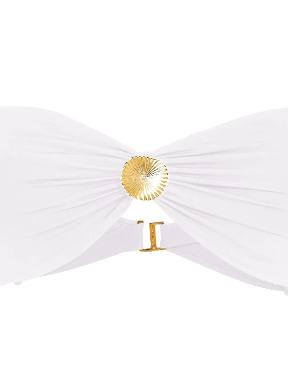 Draped-Detail Bikini Set