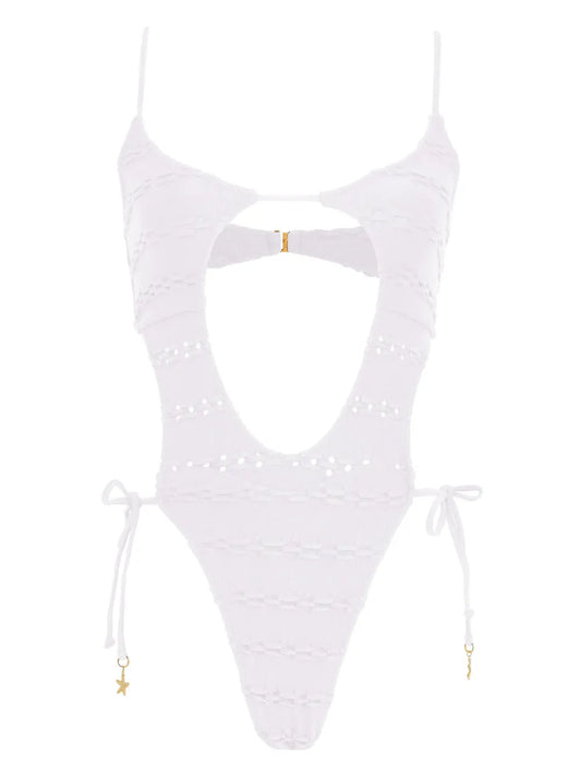 Cut Out-Detail Swimsuit