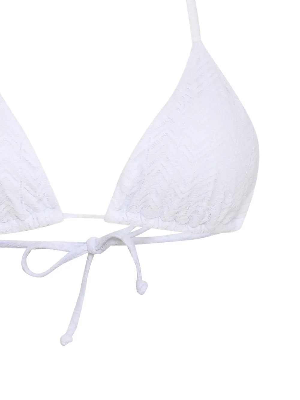 Textured-Finish Bikini Set