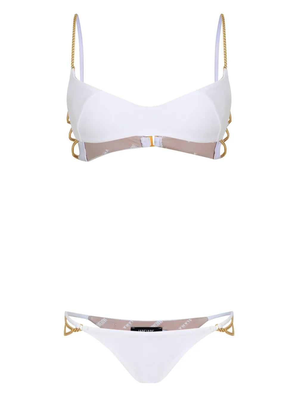 Chain Link-Detail Bikini Set