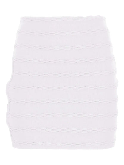 Cut Out-Detail Mini Skirt