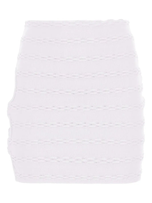 Cut Out-Detail Mini Skirt