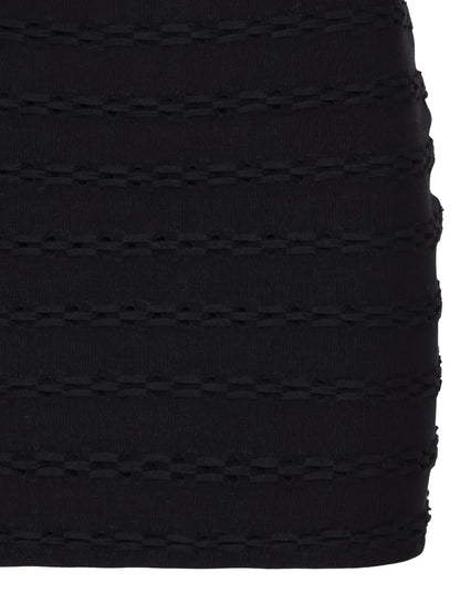 Cut Out-Detail Mini Skirt