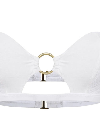 Ring-Detail Bikini Set