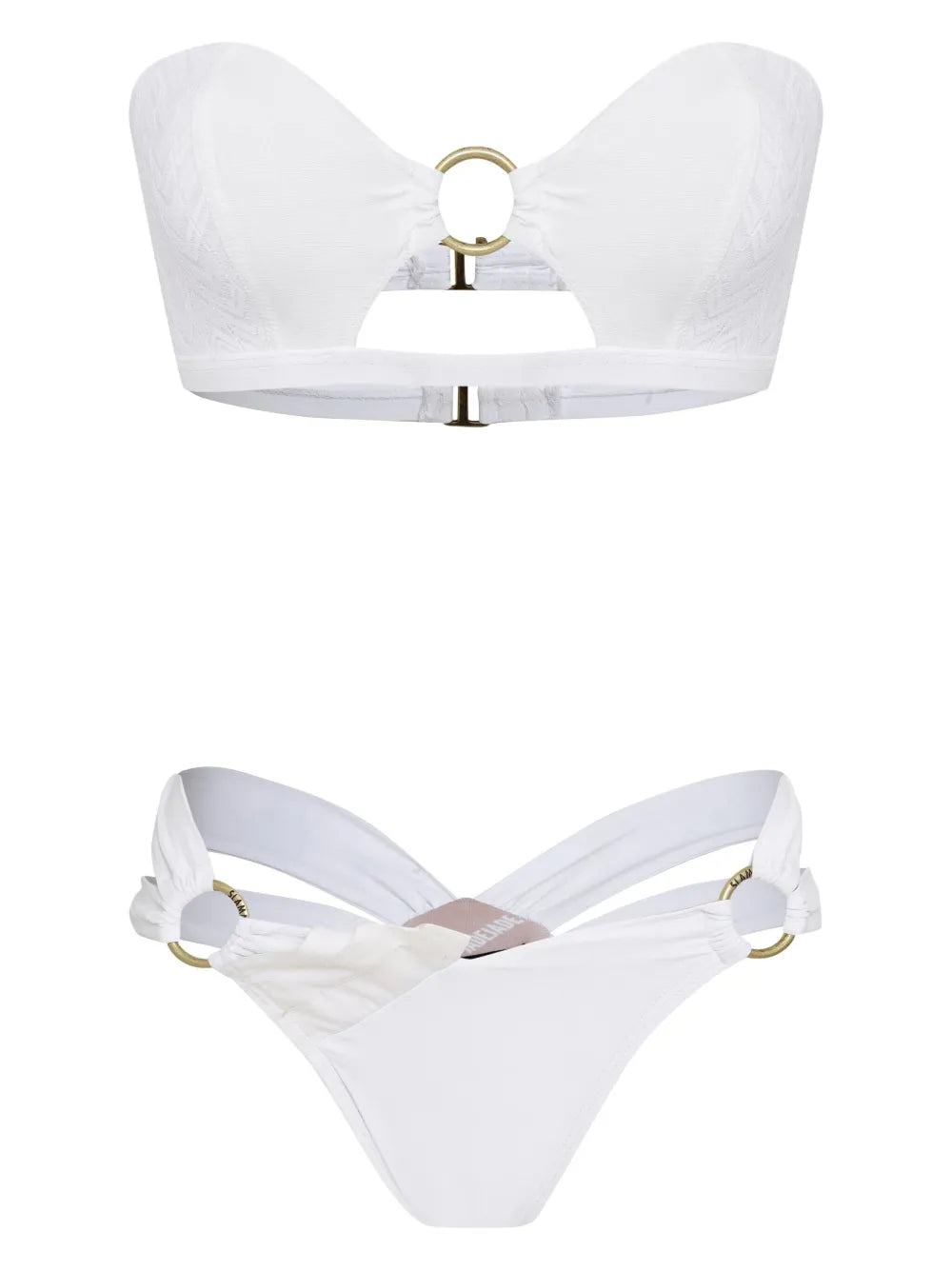 Ring-Detail Bikini Set