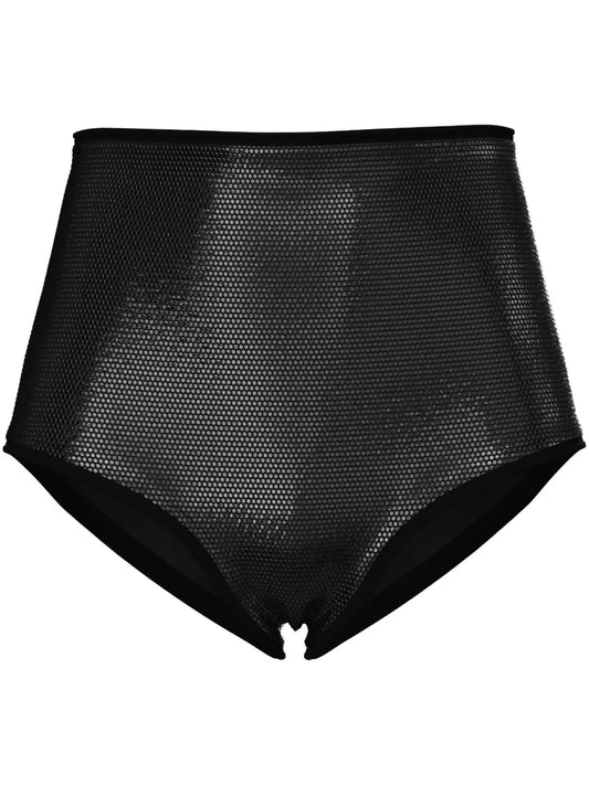 Rhinestone-Embellished Micro Shorts