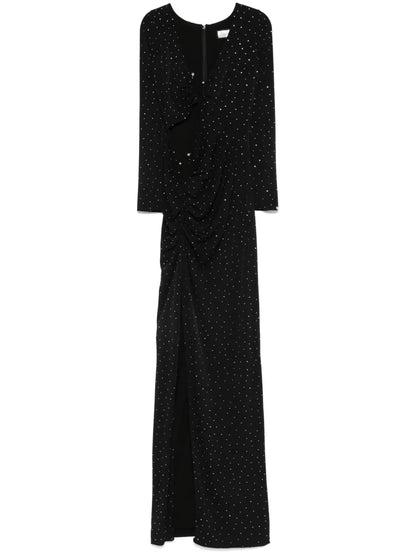 Crystal-Embellished Maxi Dress