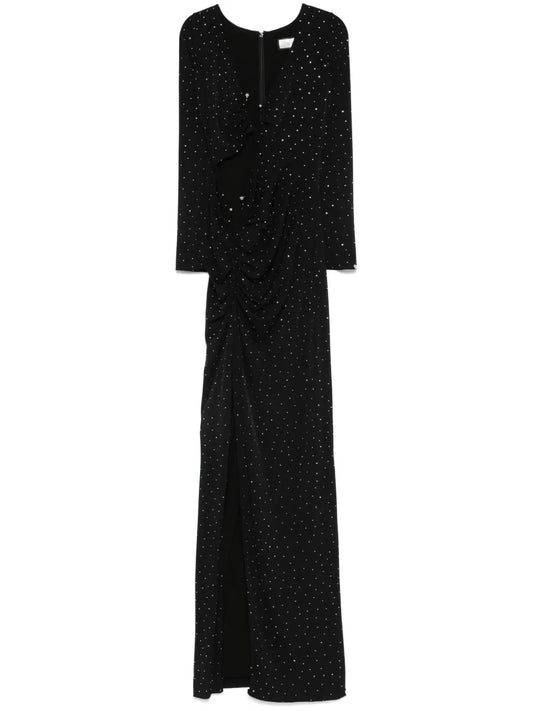 Crystal-Embellished Maxi Dress