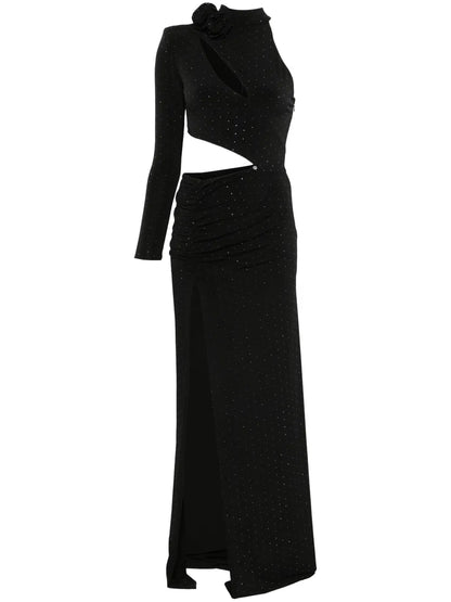 Crystal-Embellished Maxi Dress
