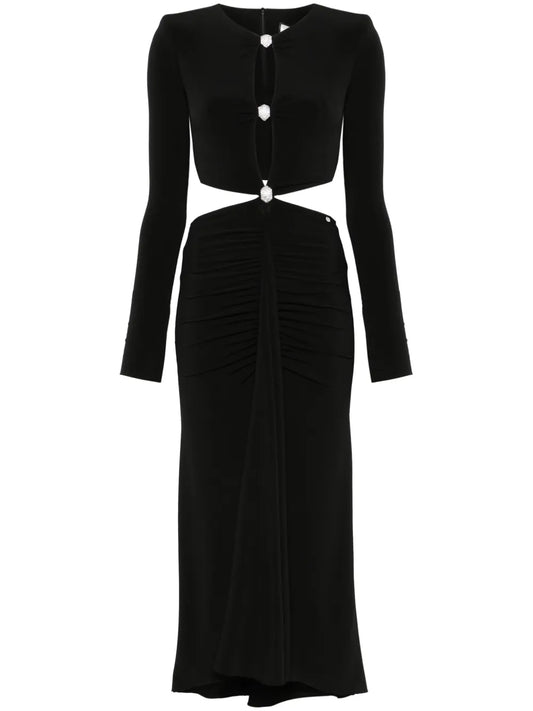 Open-Back Midi Dress