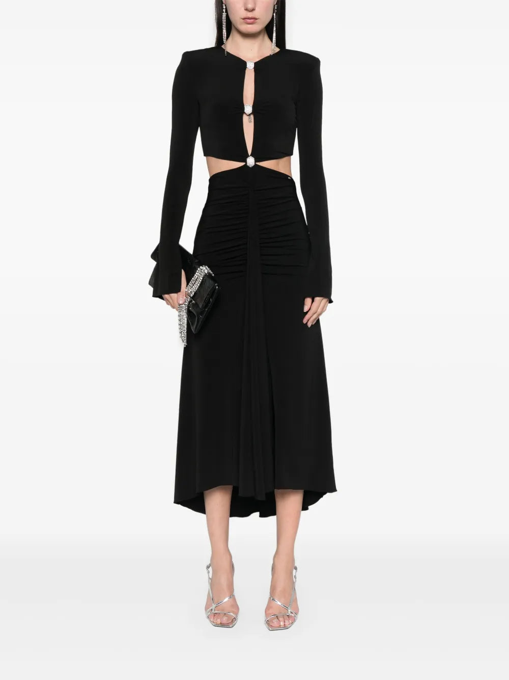 Open-Back Midi Dress