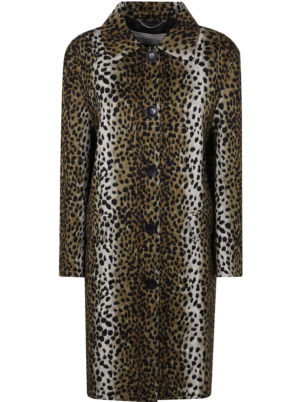 Leopard-Print Coat