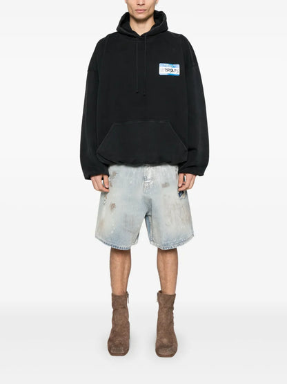Sticker-Print Hoodie
