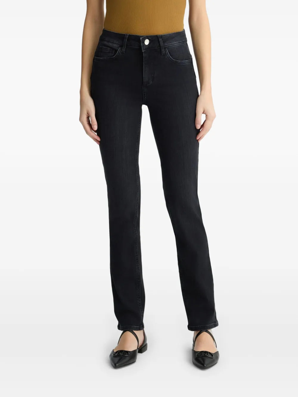 Rhinestone-Embellished Skinny Jeans