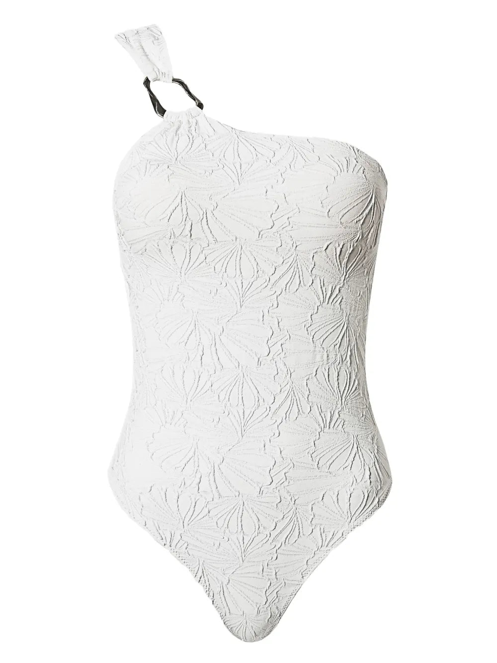 Embossed-Floral Pattern Swimsuit