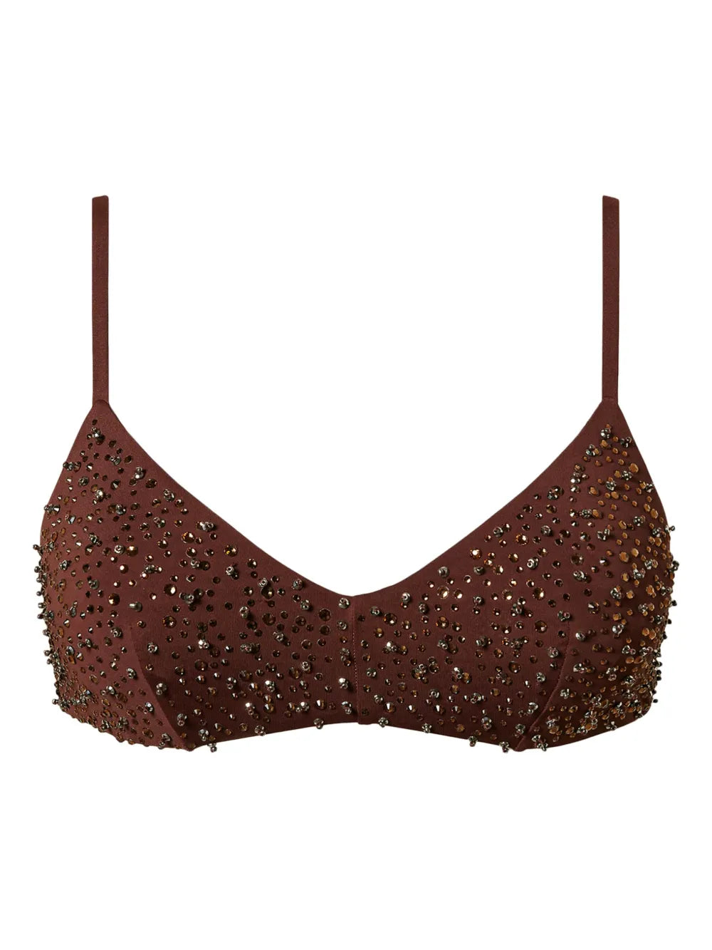 Embroidered Bikini Top