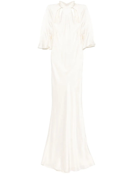 Backless Halter-Neck Gown