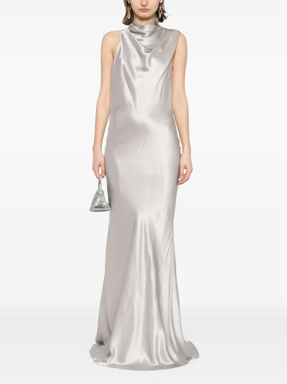 Ruffle Bias Gown