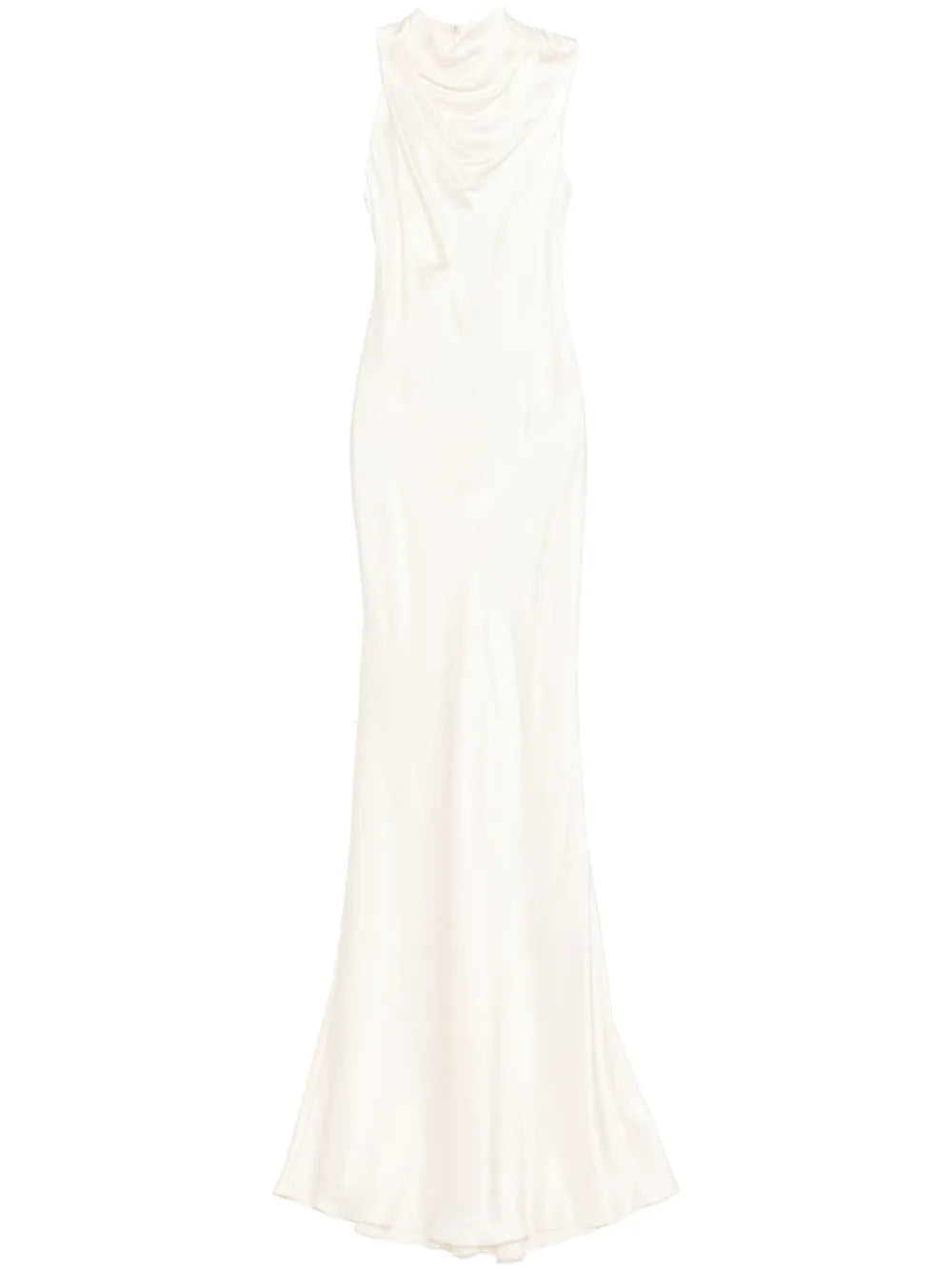 Ruffle Bias Gown