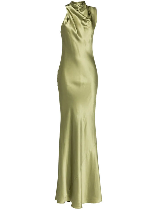 Sleeveless Silk Dress