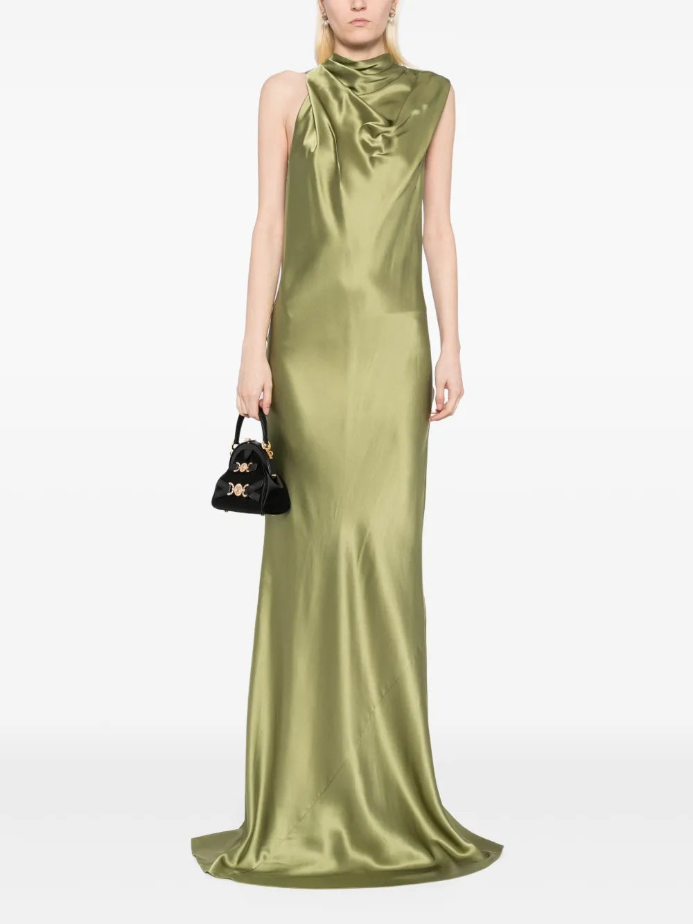 Sleeveless Silk Dress