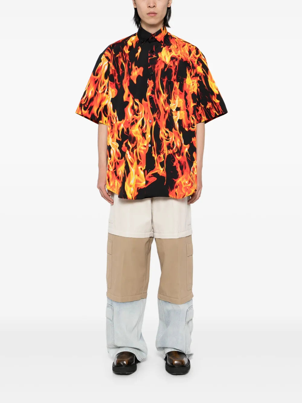 Panelled Cargo Trousers