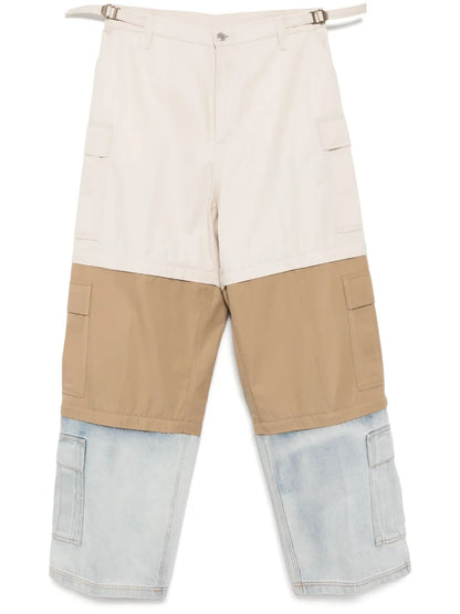 Panelled Cargo Trousers