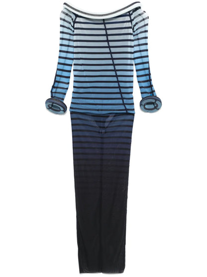 Striped Maxi Dress