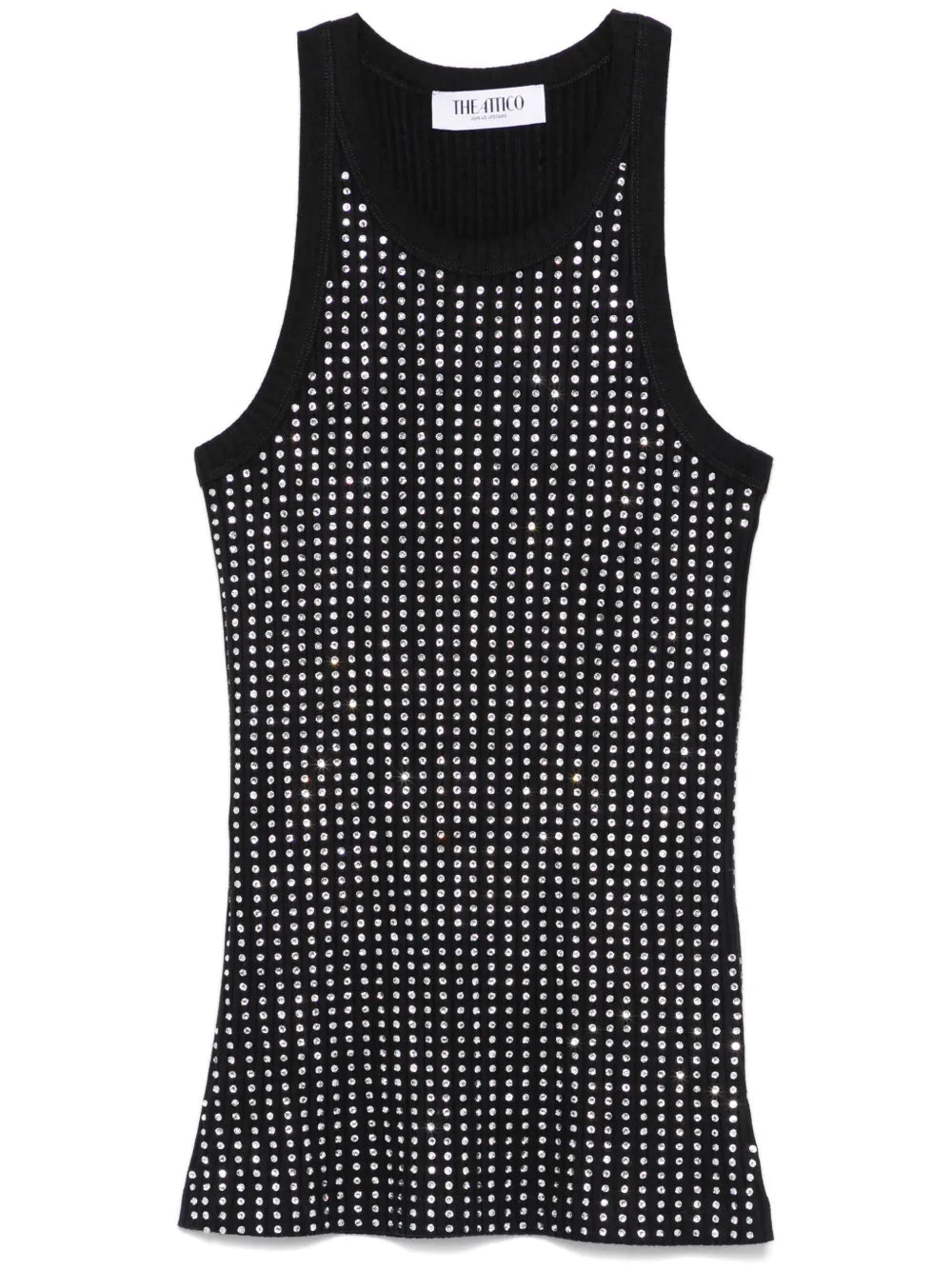 Crystal-Embellished Tank Top