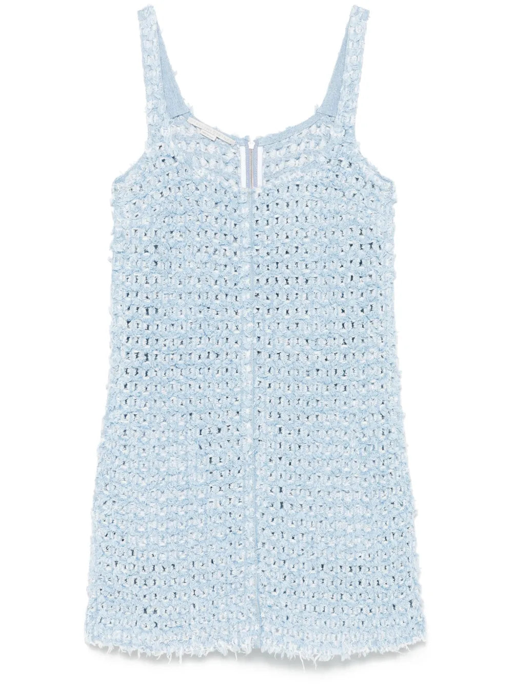 Bouclé Denim Mini Dress