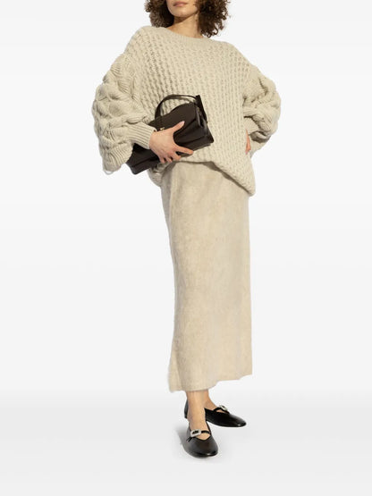 Cashmere Midi Skirt