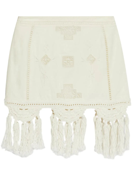 Sandra Macramé Mini Skirt