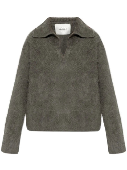Brushed-Effect Sweater